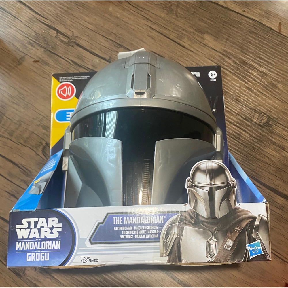 Star Wars The Mandalorian Electronic Mask Hasbro Sound Effects Phrases G0261 New